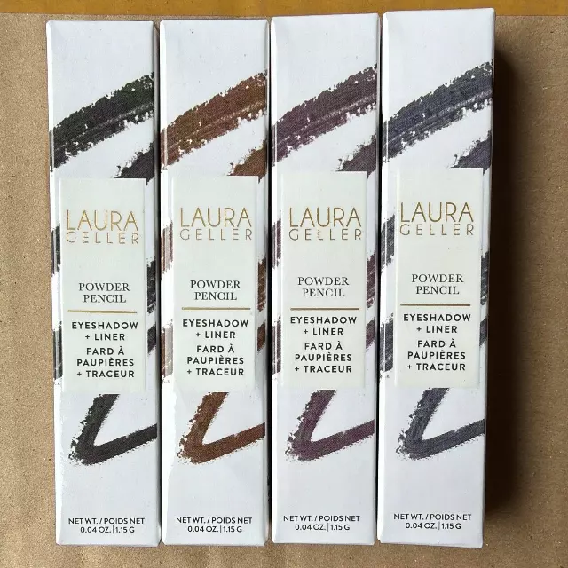 WHOLESALE LAURA GELLER POWDER PENCIL EYESHADOW + LINER PACKAGE #1 - ASSORTED COLORS - 48 PIECE LOT