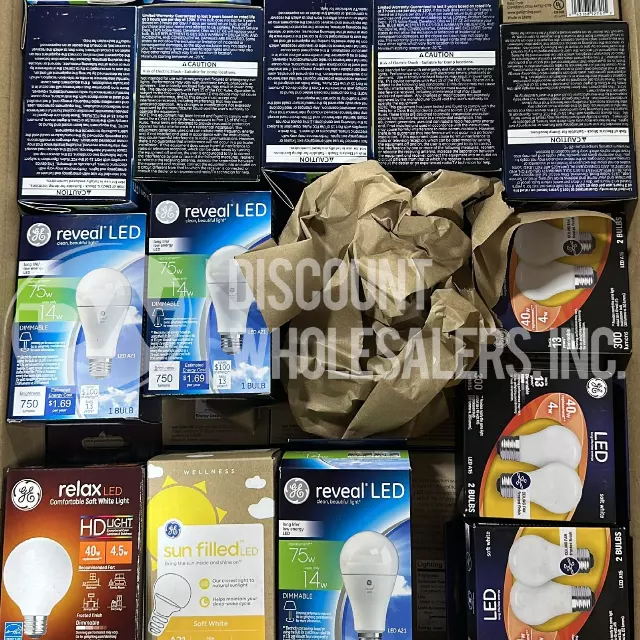 GE LED Bulbs Assorted Mix (94 Pcs Lot)