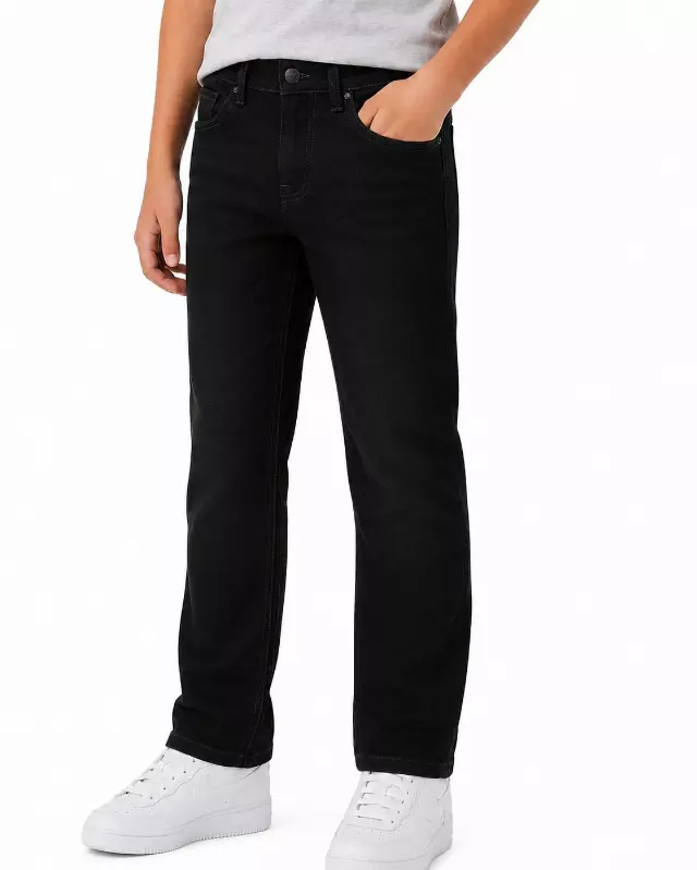 Boys' Straight Fit Jean #104 Black — Black / 4-5-6-7