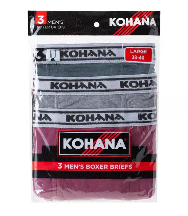 Men's Boxer Brief - 3pk Asst Colors - 3260 3XL