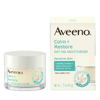 Aveeno Calm + Restore Oat Gel Facial Moisturizer for Sensitive Skin - 1.7 oz