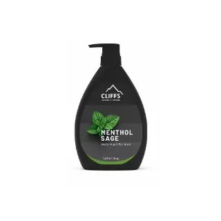 Cliffs by White Mountain Body Wash, Menthol, 1L (Case of 12)