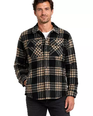 Men's Shacket with Sherpa Lining #634 — Cream / S-M-L-XL-2X