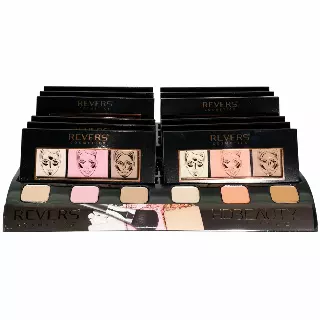 Revers Cosmetics Hd Beauty Pro Contour Palette - Wholesale Display 12 Units (RVHDBPCON)