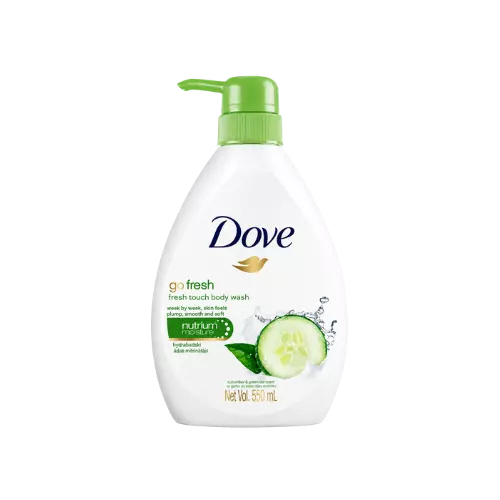 DOVE BODYWASH 550ML GO FRESH CUCUMBER CASE PACK 12