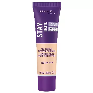 Rimmel London Stay Matte Liquid Mousse – 085 Fair Beige – Foundation, Lightweight, Shine Control, Oil-Free, 1oz