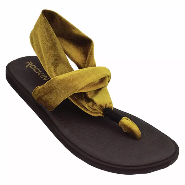Women's Velveteen Strap Sandal