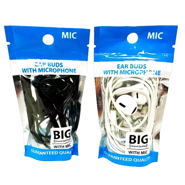 Earbuds with Mic Bulk 15 Pieces Per Pack 24683