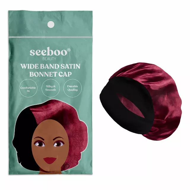 Women's Silky Satin Head Scarf Hair Wrap Cap Hat Headband — Magentaverse