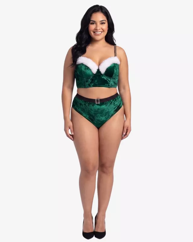 Unwrap Me Plus Costume — Dark Green / 2X