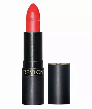 Revlon Super Lustrous The Luscious Mattes Lipstick, High Impact with Moisturizing Velvety Formula, On Fire, 0.74 oz