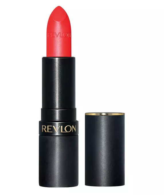 Revlon Super Lustrous The Luscious Mattes Lipstick, High Impact with Moisturizing Velvety Formula, On Fire, 0.74 oz