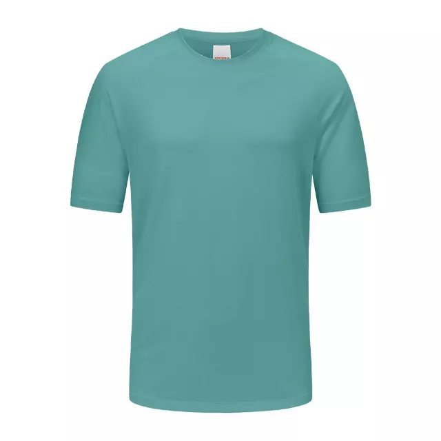 MEN'S BREATHABLE ACTIVE CREW NECK T SHIRT - Style #MS04- $5.00/Unit MINIMUM 24 PCS-PLEASE SEE DESCRIPTION - S-2XL — Green