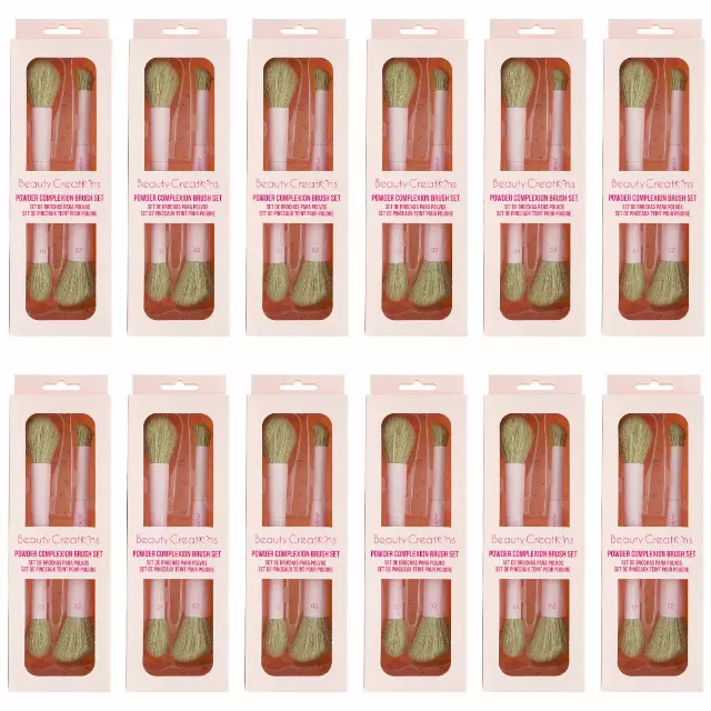 Beauty Creations Powder Complexion Brush - Wholesale 12 Sets (TJ-BS2)