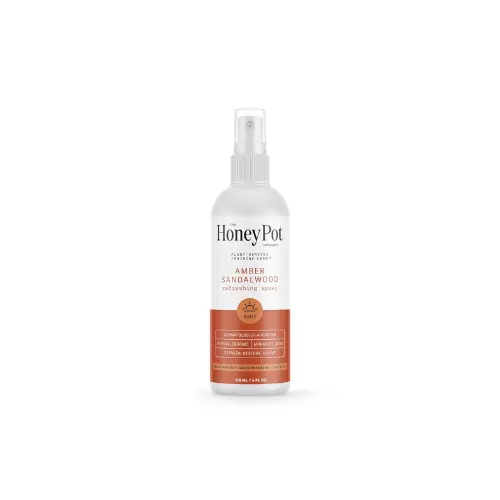 The Honey Pot Refreshing Deodorant Spray, Amber Sandalwood - 4 fl oz