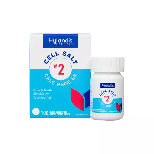 Hyland's Cell Salt No. 2 Calc Phos 6X Tablets – 100 Count
