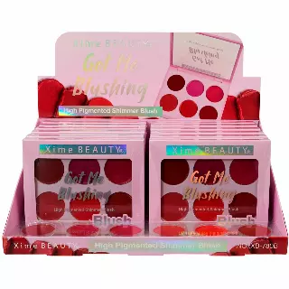 Xime Beauty Got Me Blushing High Shimmer Blush - Wholesale Display 12 Units (XB-780B)