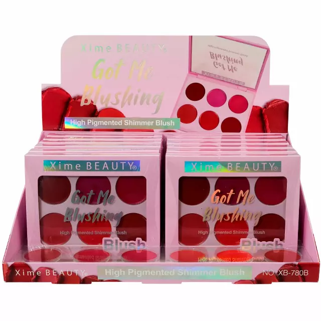 Xime Beauty Got Me Blushing High Shimmer Blush - Wholesale Display 12 Units (XB-780B)