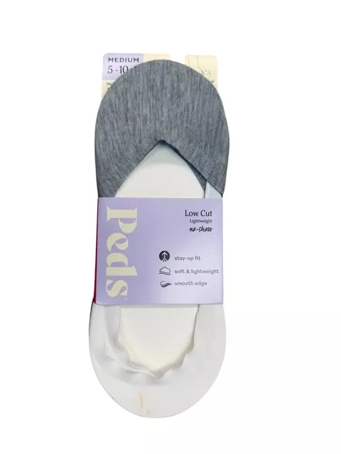 #6-PD-1724422 PEDS Women’s Low Cut Liner Socks – $.50 Per 2 Pair Pack (30 Packs)