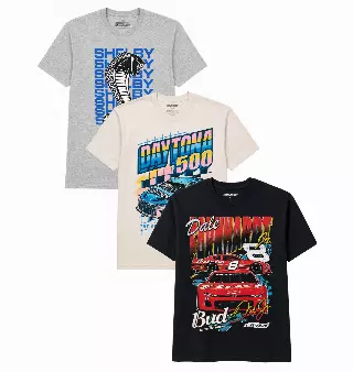 ASSORTED CARS / RACING T-SHIRTS MULTI