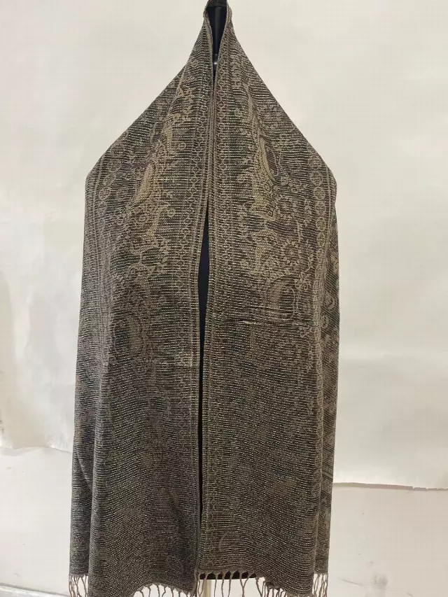 112 metalic pashmina