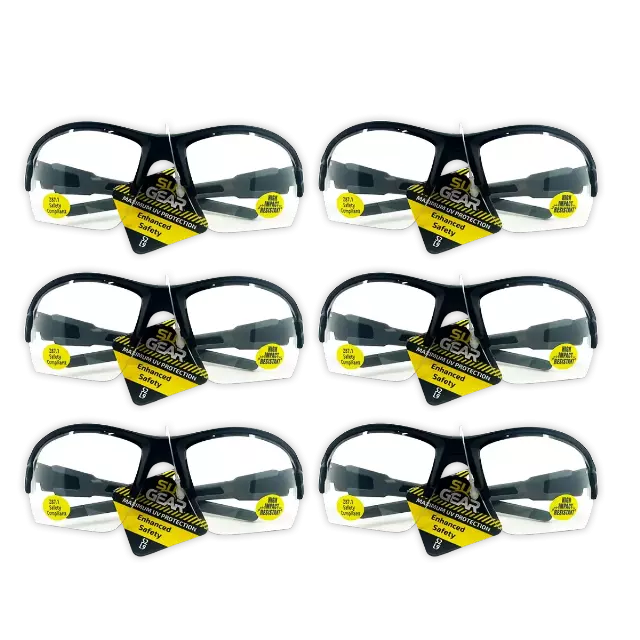 Polycarbonate Lenses Sungear Assortment - 6 Pieces Per Pack 50252
