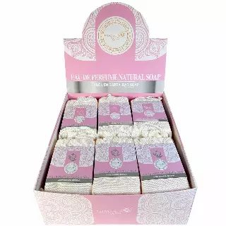 Simply Bella Eau Perfume Natural Soap - Wholesale Display 12 Units (SIM074)