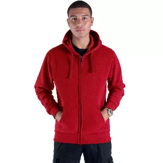 Men's Hoodie Sweatshirt- Style #MFJ101-$7.50/Unit-24PCS/CS - PLEASE SEE DESCRIPTION — Red