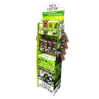 Tech Gift Center Assortment Floor Display - 62 Pieces Per Retail Ready Display Kit 88488