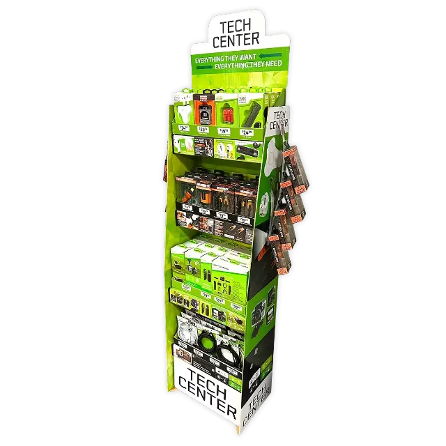 Tech Gift Center Assortment Floor Display - 62 Pieces Per Retail Ready Display Kit 88488