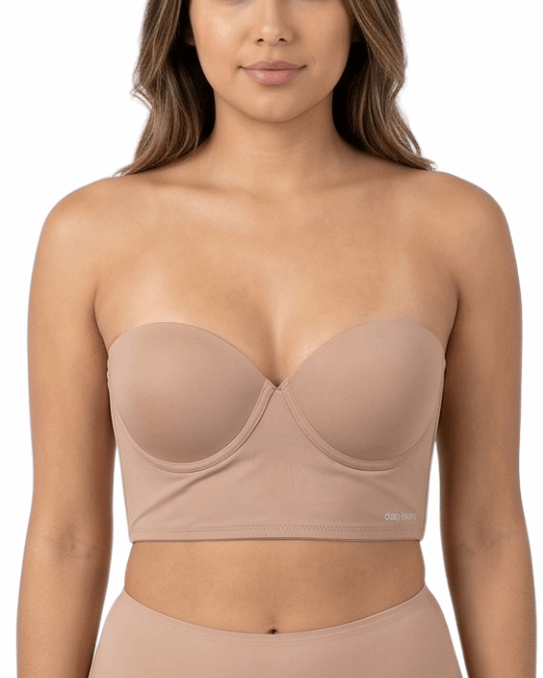 Chloe Longline Plus Bra — Mocha / 38DD