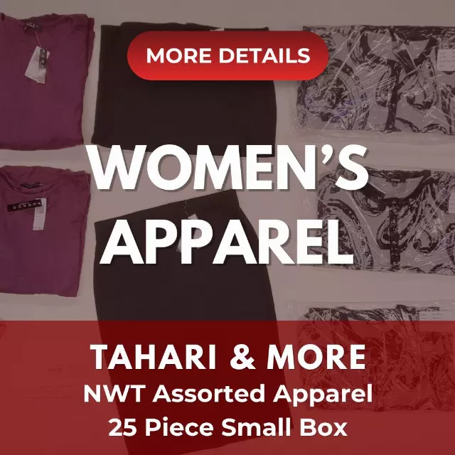 Tahari & More | Assorted Women's Apparel | NWT | 25 Pieces | Small Box #SMA-560