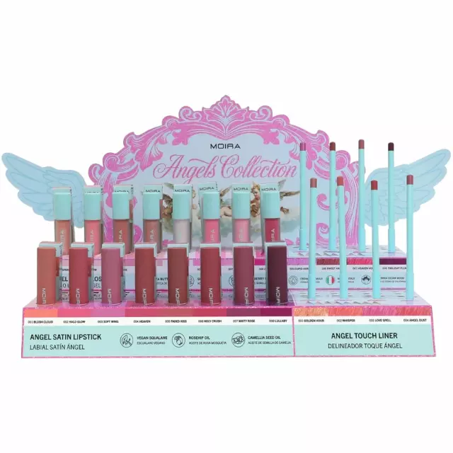 Moira Beauty Angel Collection - Wholesale Display 96 Units + 24 Tester (MB-ANGEL)