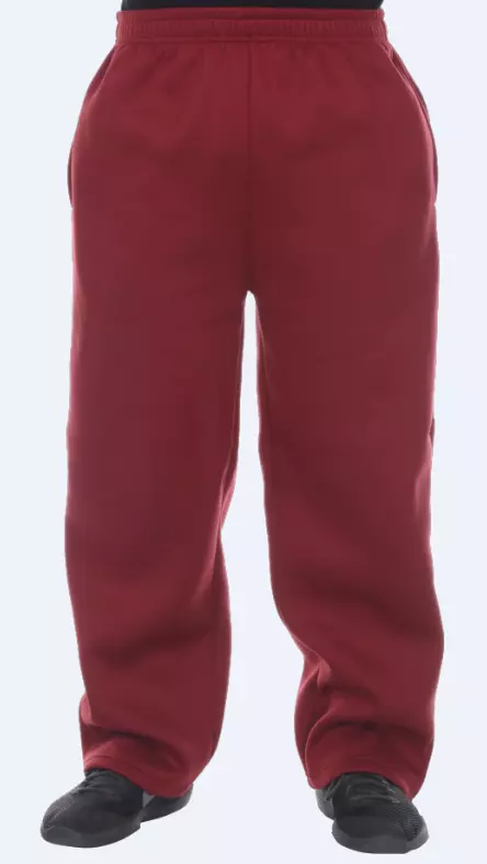 Men's Sweatpants with Drawstring- Plus Size Style #BT701X-$8.00/Unit - 24 PCS/CASE - PLEASE SEE DESCRIPTION — Wine