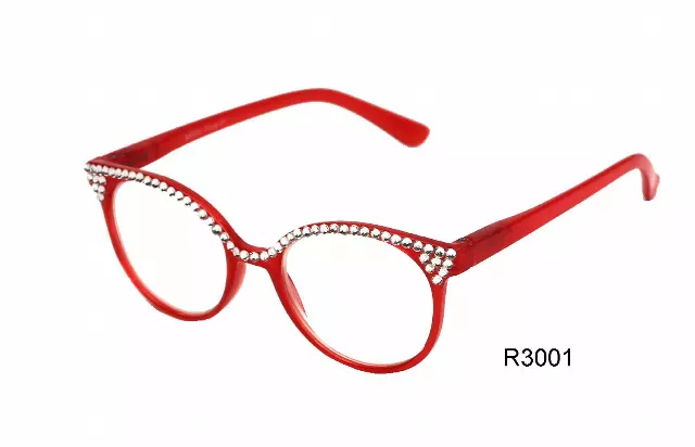 R3001 rhinestones cat eye — +2.00(1dz)