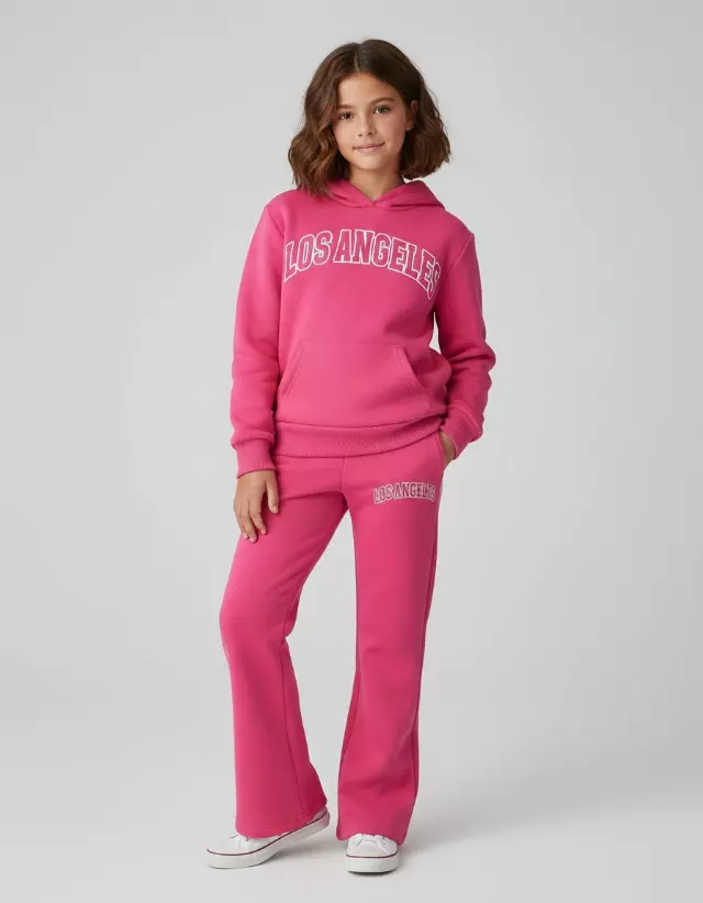 Girls’ 2PC Fleece Set #N25 — Fuchsia / 7-8-10-12-14