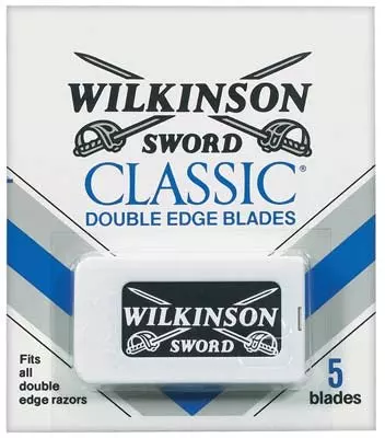 WILKINSON SWORD DOUBLE EDGE BLADES 5 CT — Case Pack of 20