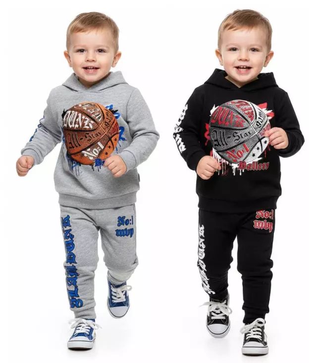 Toddler Boys All Star Basketball Hoodie & Jogger Set – S1OPE 8157002