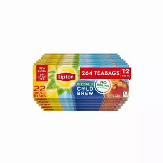 Lipton Cold Brew Decaf – 12 Pack, 22 CT Tea Bags