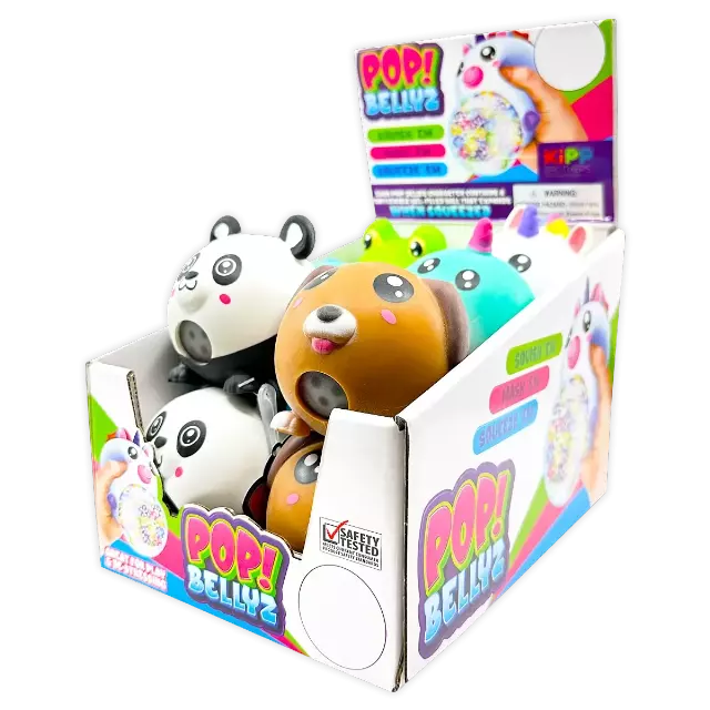 Pop Bellyz Squish Toy Assortment - 12 Pieces Per Retail Ready Display 24661