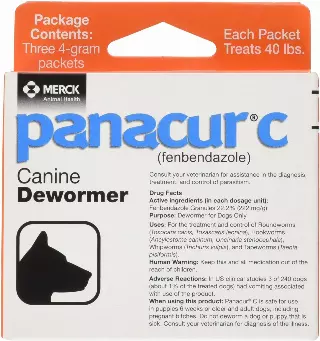 Panacur C Canine Dewormer (Fenbendazole) - 4 Gram