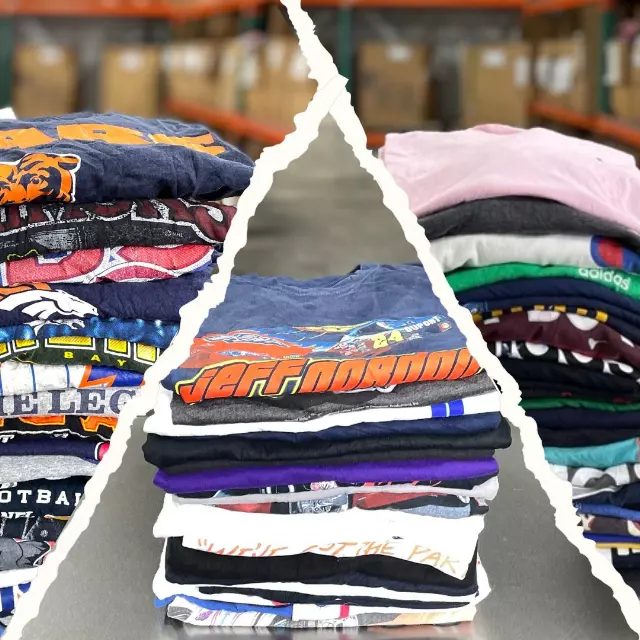 Pick 3 Custom 50lb T-Shirt Bale — Nascar / Pro Sports / Branded