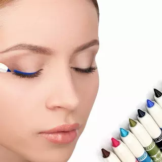 Professional Vivid Multi-Color Eye and Lip Liner Pencil Set (12 or 24-Pack)