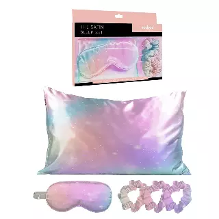 Satin Self Care Sleep Set — Unicorn Dreams