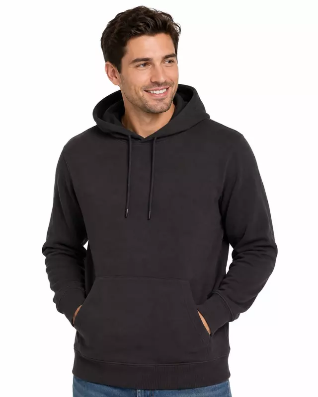 Men's Lightweight Pullover Fleece Hoodie #01 — Brown / S-M-L-XL