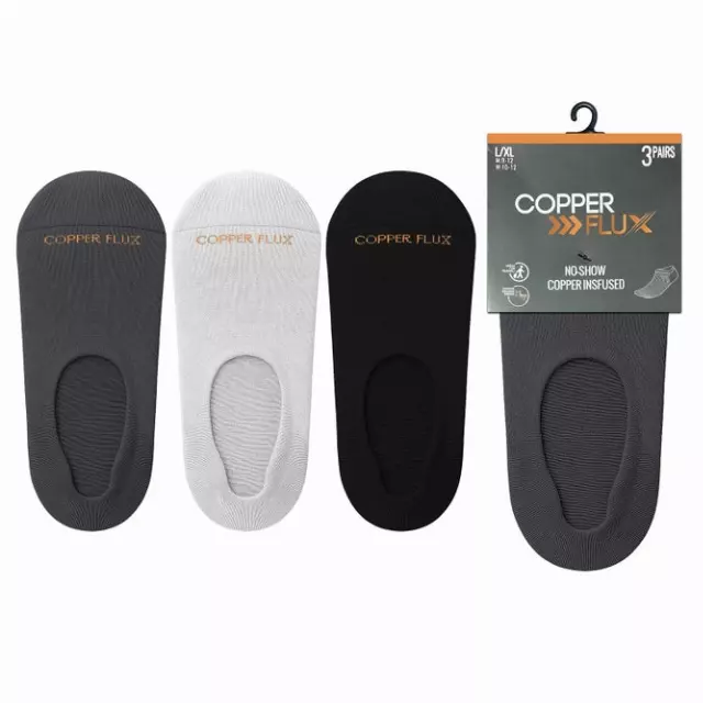 Unisex Cushioned No Show Everyday Socks — Small/Medium