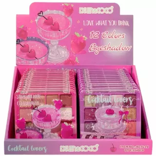 Kevin & Coco Love What You Drink Eyeshadow Palette - Wholesale Display 24 Units (KC1428)