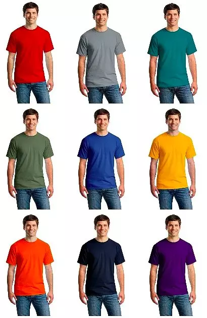 Wholesale Lot Of 720 Gildan Color T-Shirts For Men – Slightly Irregular – Sizes S-3XL – Your Price Is Only $1.50 Each