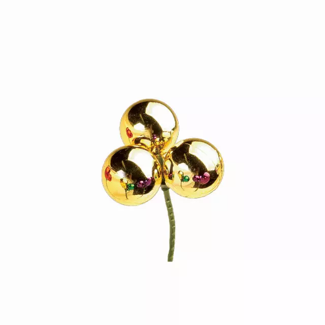 PLX3025GOLD – 25mm Plastic Ball Pick x3- Min. 6 Dozen- Case 120 Dozen