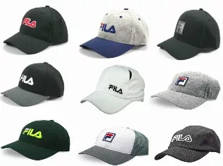 Fila wholesale mens hats assortment 48pcs.